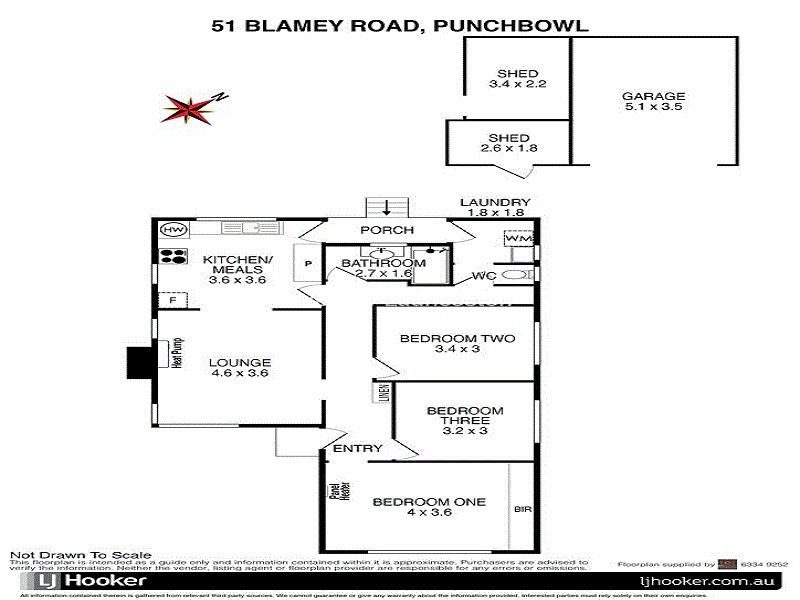 51 Blamey Road, Punchbowl TAS 7249 Floorplan