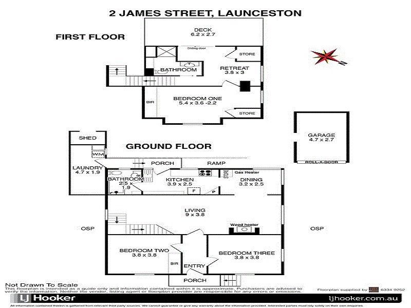 2 James Street, Launceston TAS 7250 Floorplan