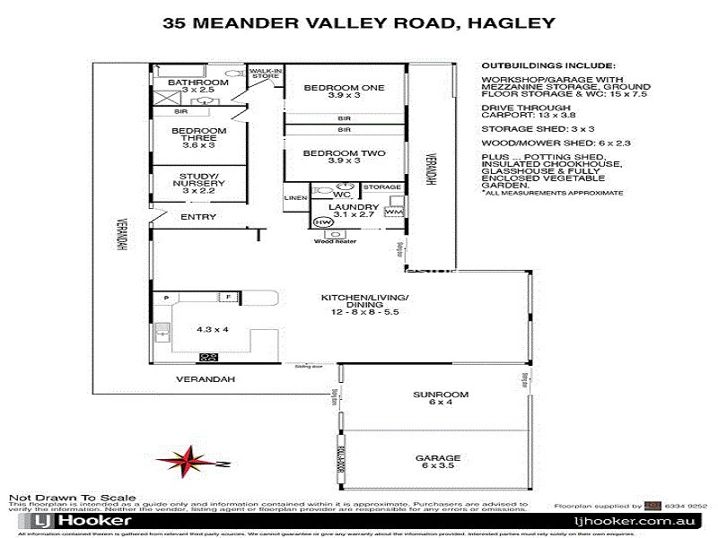 35 Meander Valley Road, Hagley TAS 7292 Floorplan