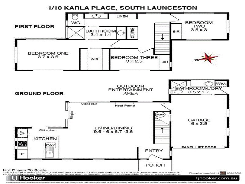 1/10 Karla Place, South Launceston TAS 7249 Floorplan