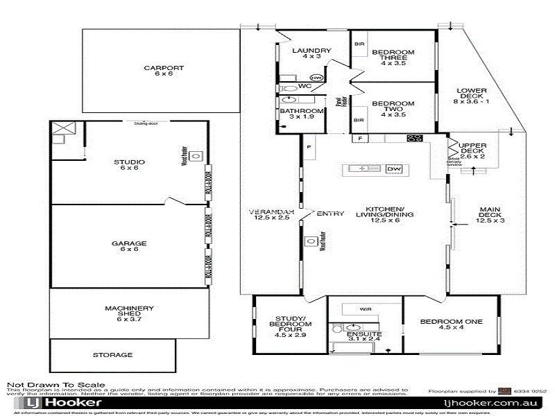 Liffey TAS 7301 Floorplan