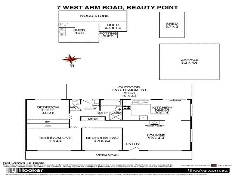 7 West Arm Road, Beauty Point TAS 7270 Floorplan