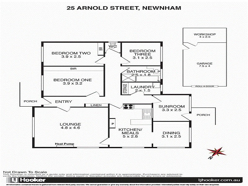 25 Arnold Street, Newnham TAS 7248 Floorplan