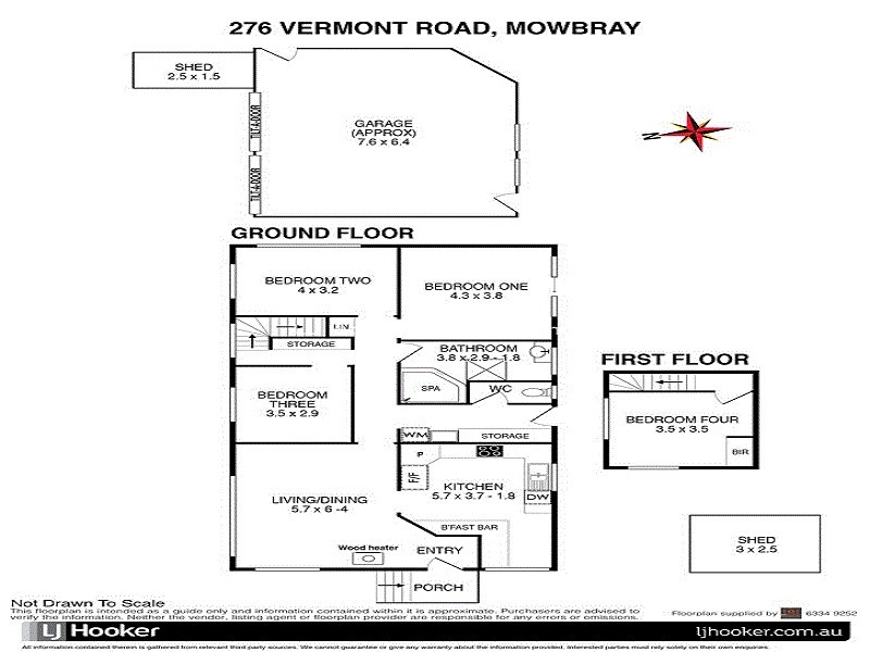 276 Vermont Road, Mowbray TAS 7248 Floorplan