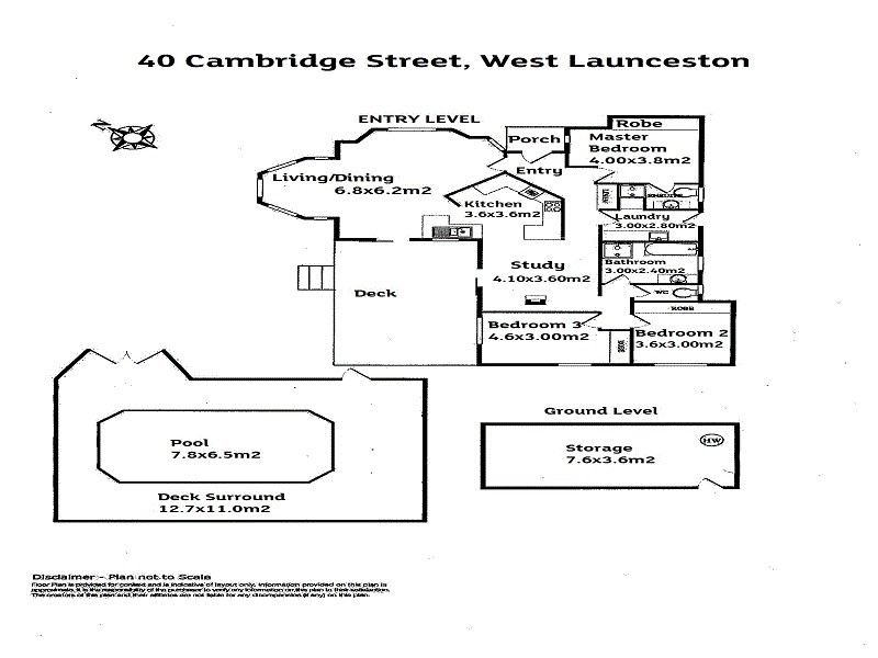 40 Cambridge Street, West Launceston TAS 7250 Floorplan