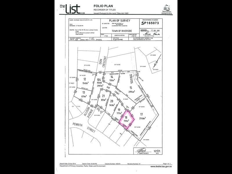 Lot 18 Que Court, Riverside TAS 7250
