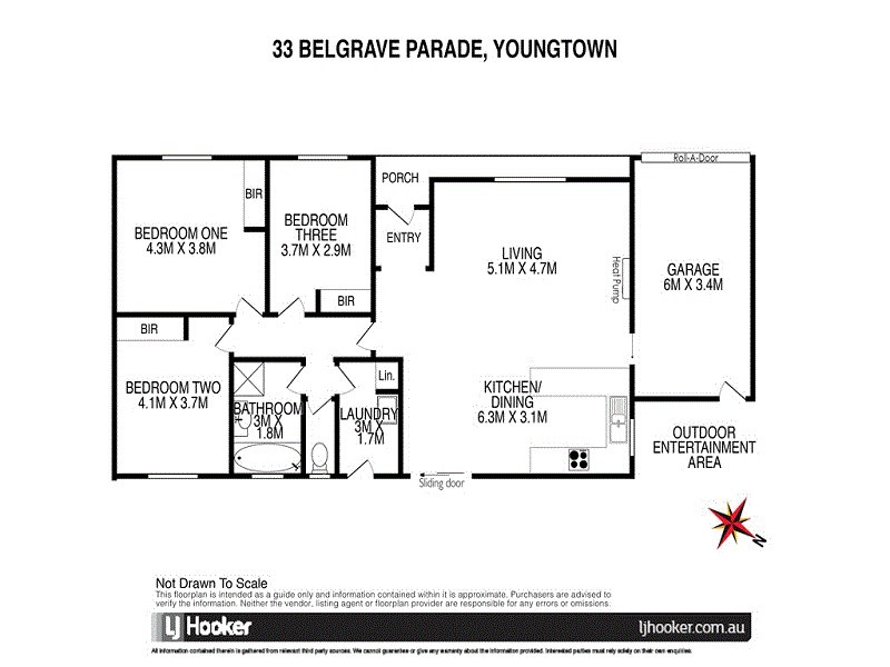 33 Belgrave Parade, Youngtown TAS 7249 Floorplan
