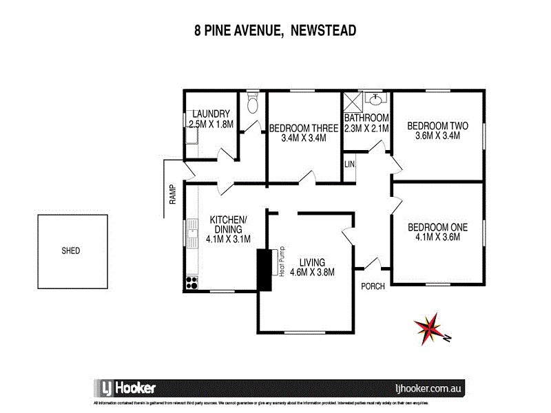 8 Pine Avenue, Newstead TAS 7250 Floorplan