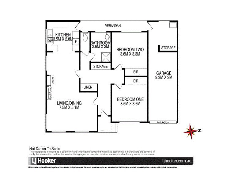 Norwood TAS 7250 Floorplan