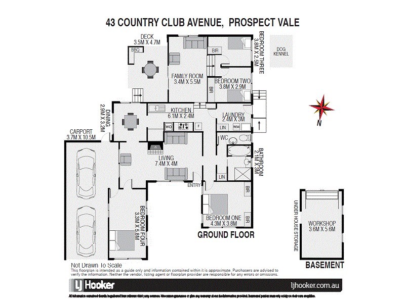 43 Country Club Avenue, Prospect Vale TAS 7250 Floorplan