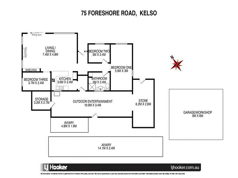 75 Foreshore Road, Kelso TAS 7270 Floorplan