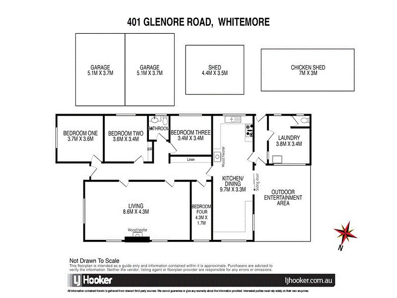 401 Glenore Road, Whitemore TAS 7303 Floorplan