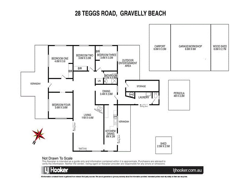 28 Teggs Road, Gravelly Beach TAS 7276 Floorplan