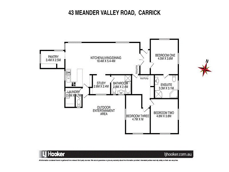 43 Meander Valley Rd, Carrick TAS 7291 Floorplan