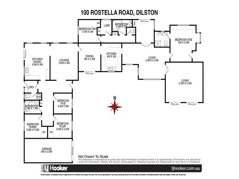 100 Rostella Road, Dilston TAS 7252 Floorplan