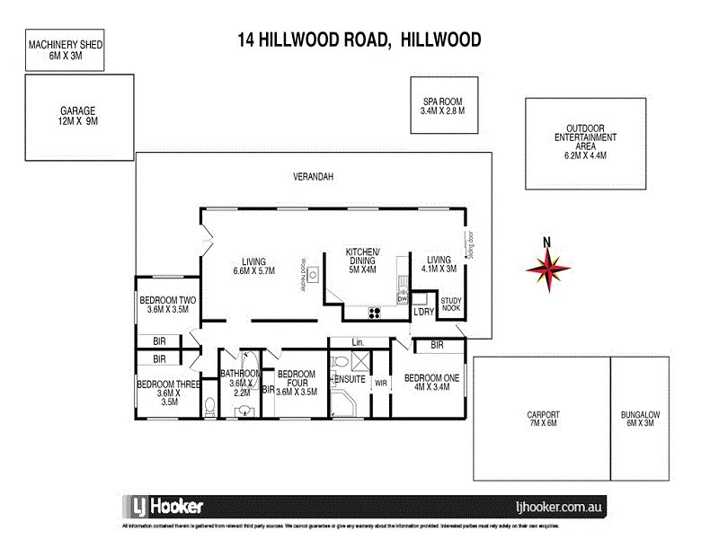 14 Hillwood Road, Hillwood TAS 7252 Floorplan