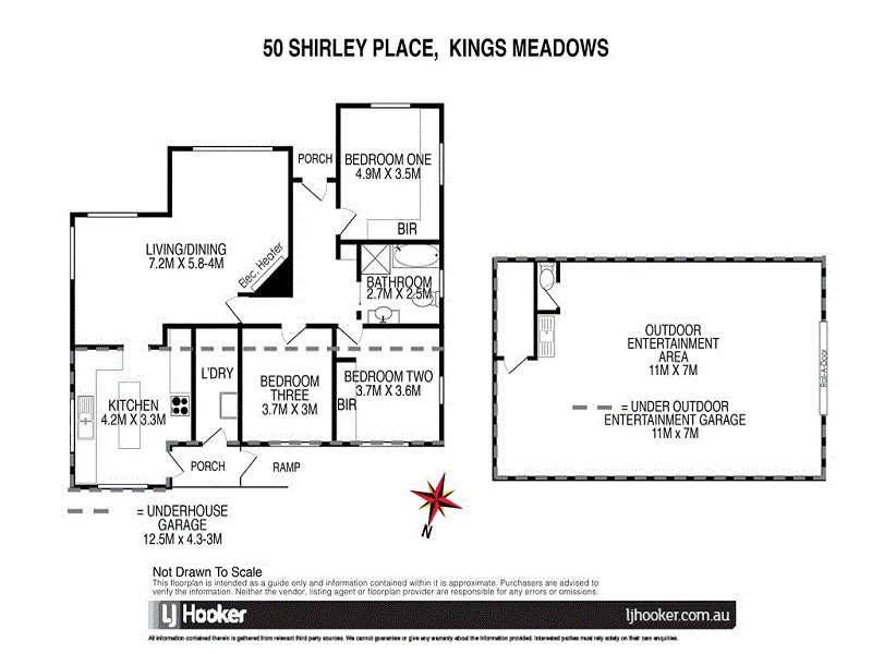 50 Shirley Place, Kings Meadows TAS 7249 Floorplan