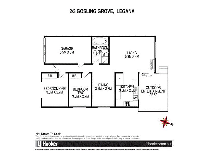 2/3 Gosling Grove, Legana TAS 7277 Floorplan