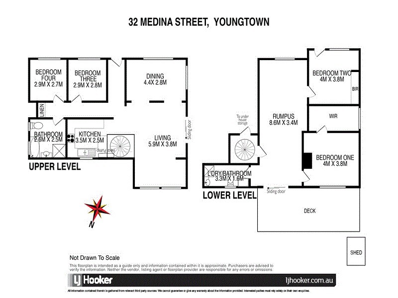 32 Medina Street, Youngtown TAS 7249 Floorplan