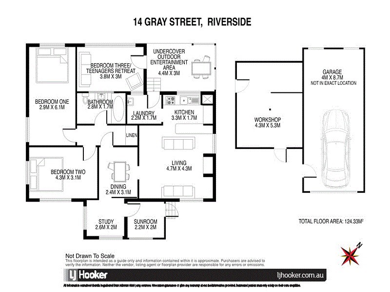 14 Gray Street, Riverside TAS 7250 Floorplan