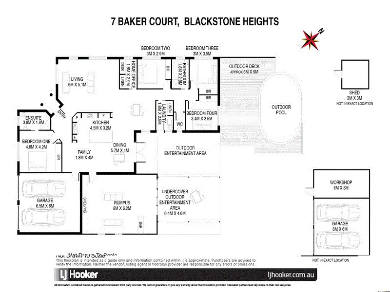 7 Baker Court, Blackstone Heights TAS 7250 Floorplan