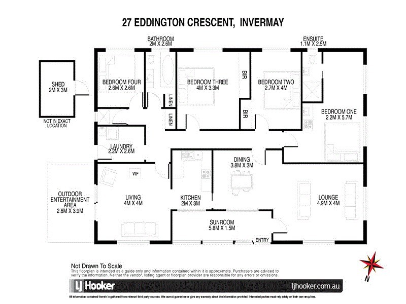 27 Eddington Crescent, Invermay TAS 7248 Floorplan