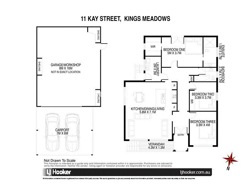 11 Kay Street, Kings Meadows TAS 7249 Floorplan
