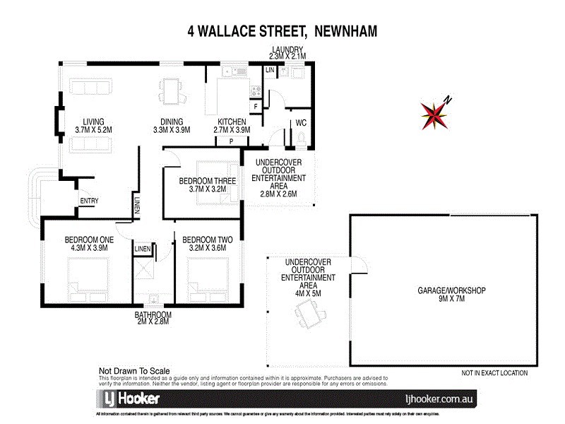 4 Wallace Street, Newnham TAS 7248 Floorplan
