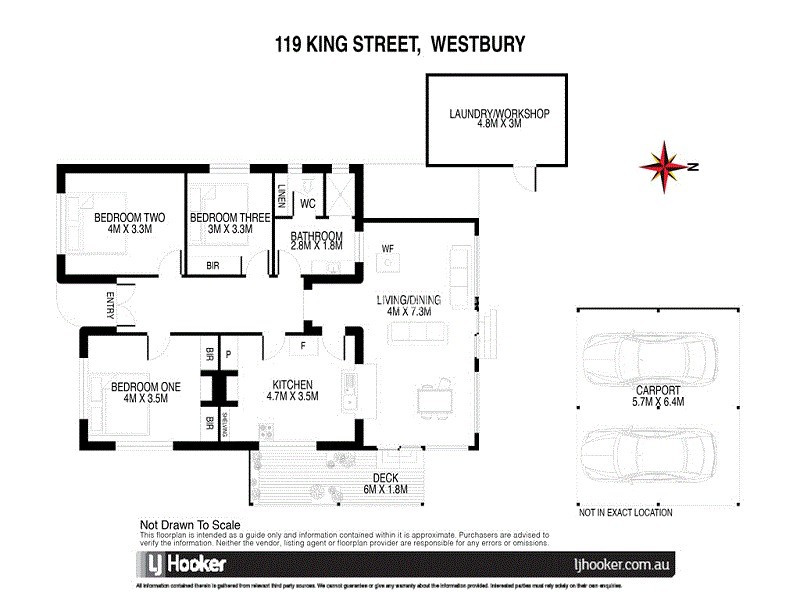 119 King Street, Westbury TAS 7303 Floorplan