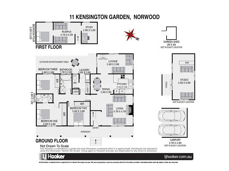 11 Kensington Gardens, Norwood TAS 7250 Floorplan