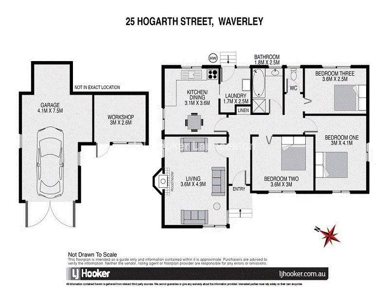 25 Hogarth Street, Waverley TAS 7250 Floorplan