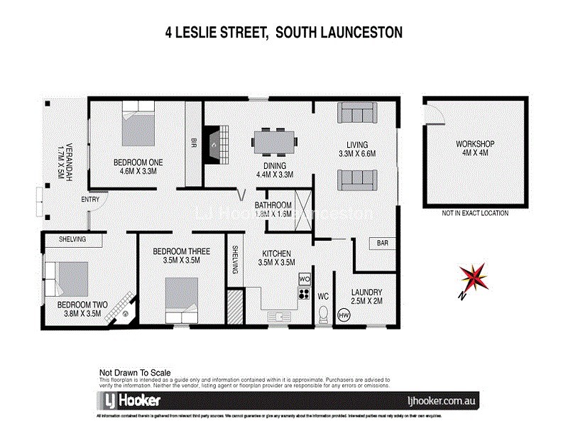 4 Leslie Street, South Launceston TAS 7249 Floorplan
