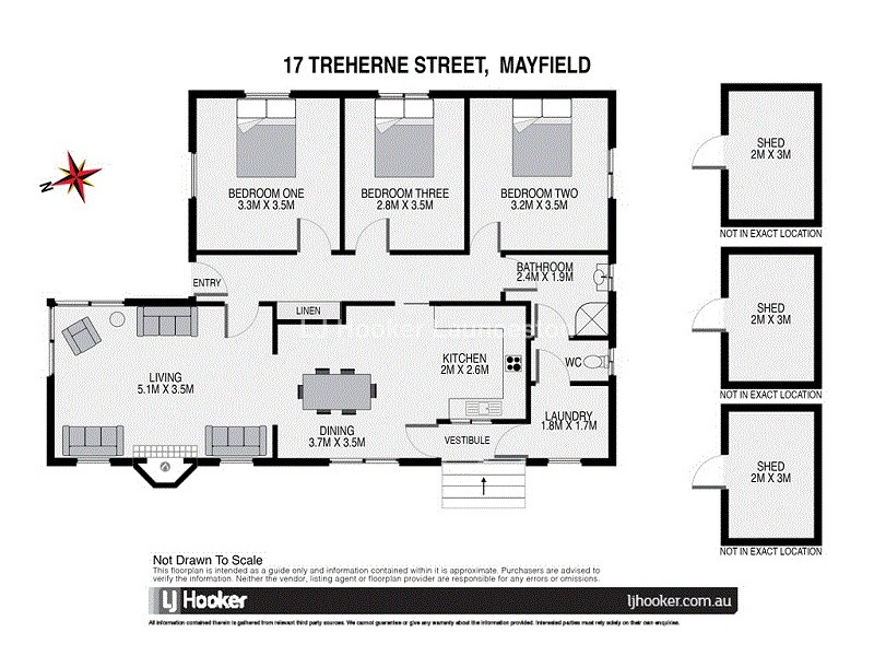 17 Treherne Street, Mayfield TAS 7248 Floorplan
