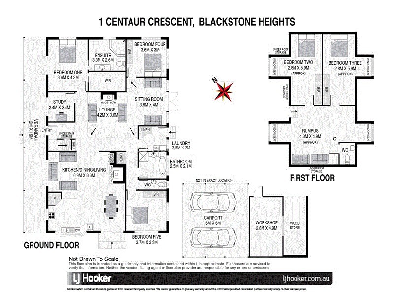 1 Centaur Crescent, Blackstone Heights TAS 7250 Floorplan