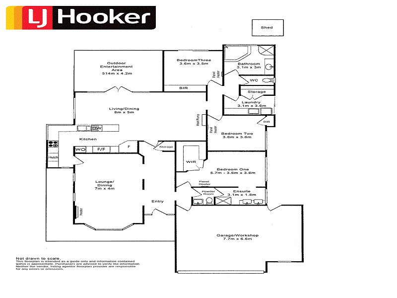 144 Oxford Street, Beauty Point TAS 7270 Floorplan