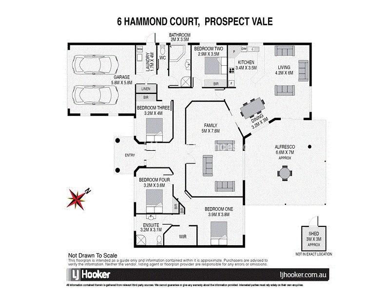 6 Hammond Court, Prospect Vale TAS 7250 Floorplan