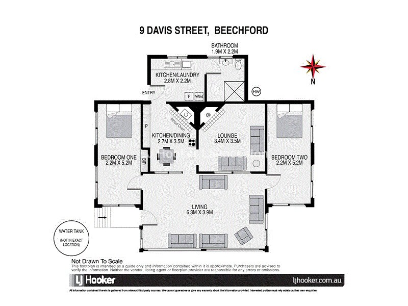9 Davis Street, Beechford TAS 7252 Floorplan