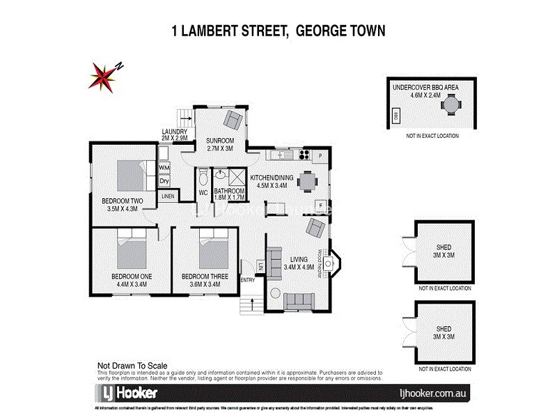 1 Lambert Street, George Town TAS 7253 Floorplan