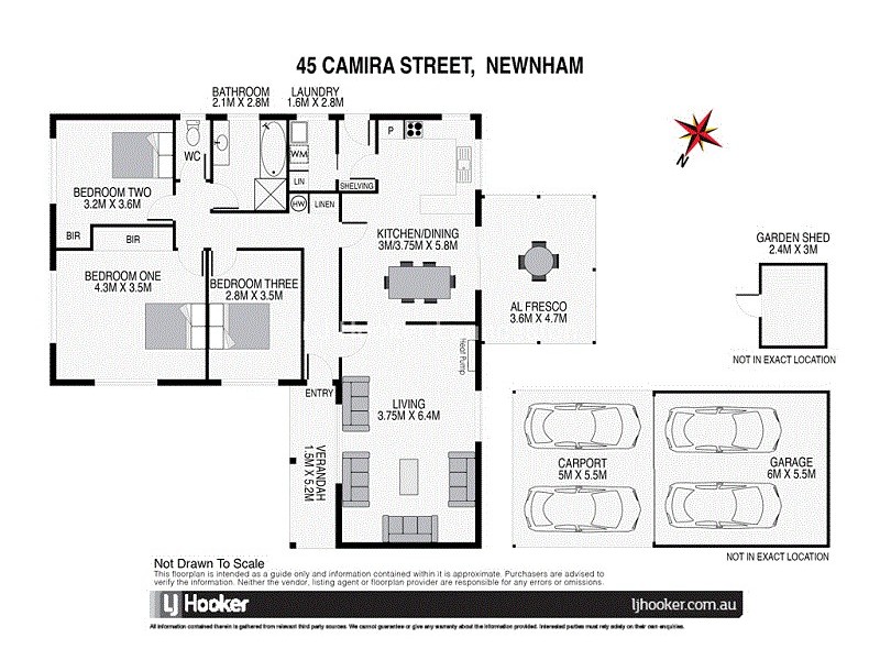 45 Camira Street, Newnham TAS 7248 Floorplan