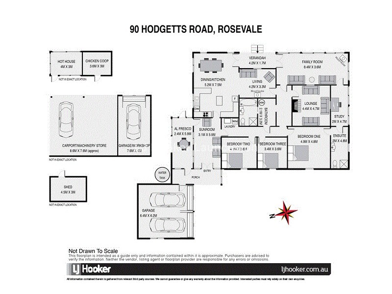90 Hodgetts Road, Rosevale TAS 7292 Floorplan