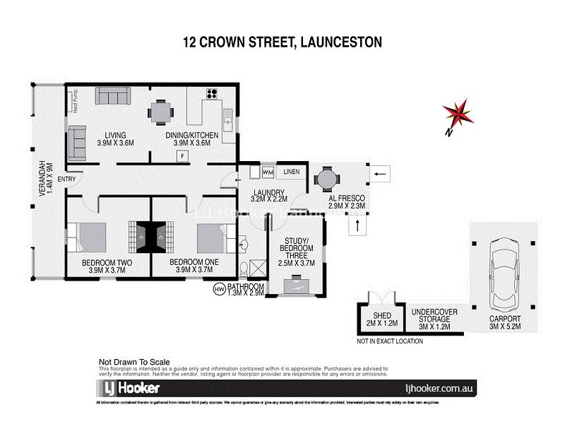 12 Crown Street, Launceston TAS 7250 Floorplan