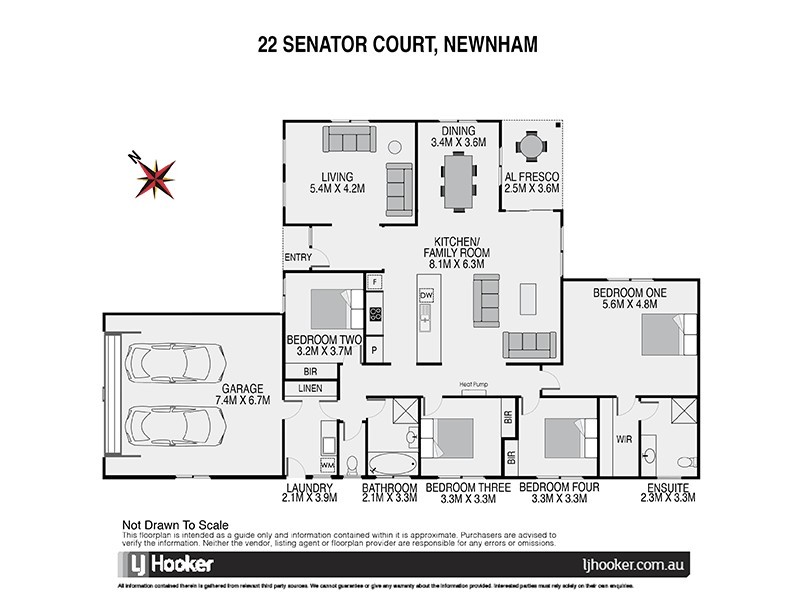 22 Senator Court, Newnham TAS 7248 Floorplan