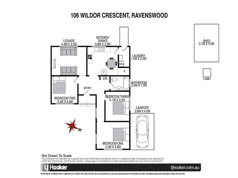 106 Wildor Crescent, Ravenswood TAS 7250 Floorplan