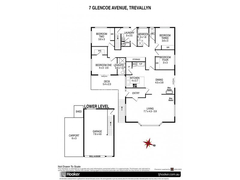 7 Glencoe Avenue, Trevallyn TAS 7250 Floorplan