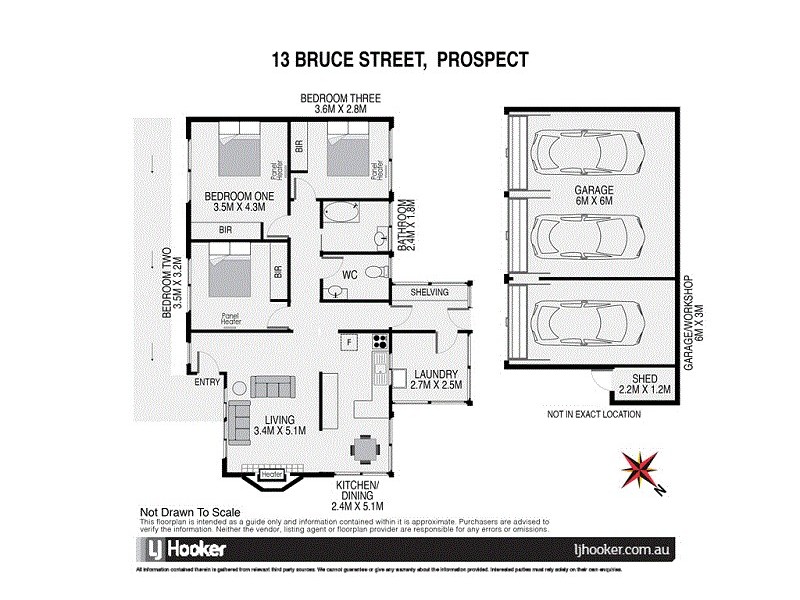 13 Bruce Street, Prospect TAS 7250 Floorplan