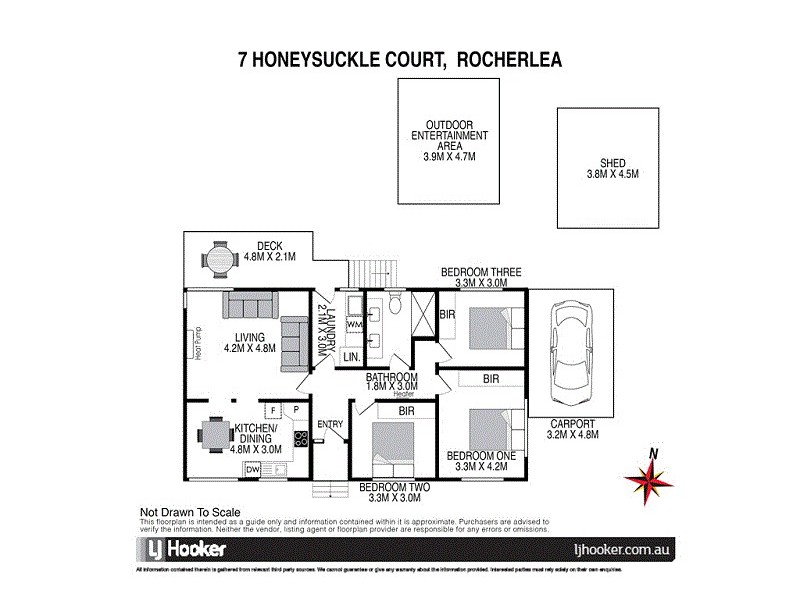 7 HoneySuckle Court, Rocherlea TAS 7248 Floorplan