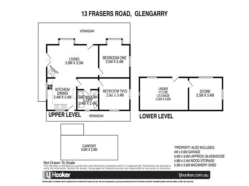 13 Frasers Lane, Glengarry TAS 7275 Floorplan