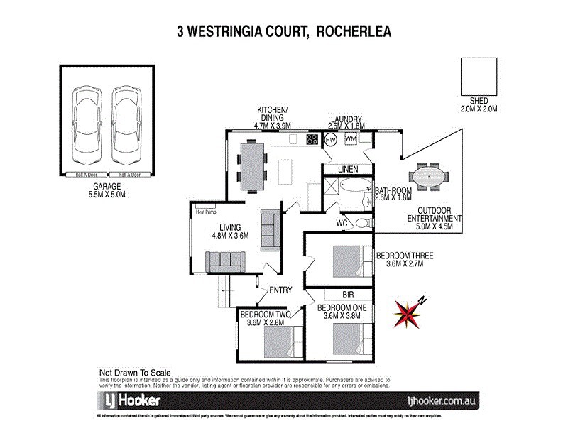 3 Westringia Court, Rocherlea TAS 7248 Floorplan