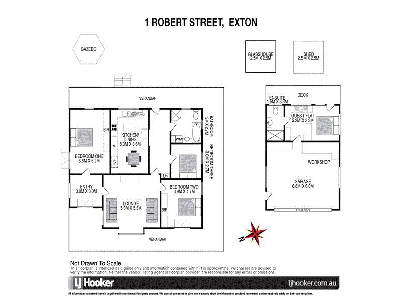 1 Robert Street, Exton TAS 7303 Floorplan