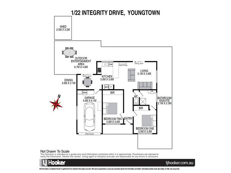 1/22 Integrity Drive, Youngtown TAS 7249 Floorplan